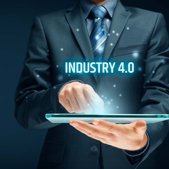 Industrie 4.0 Schriftzug